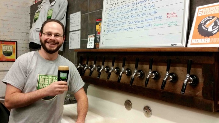 Community Beer works cofounder Rudy Watkins has helped bring local beer options to a city that already loved craft brews.