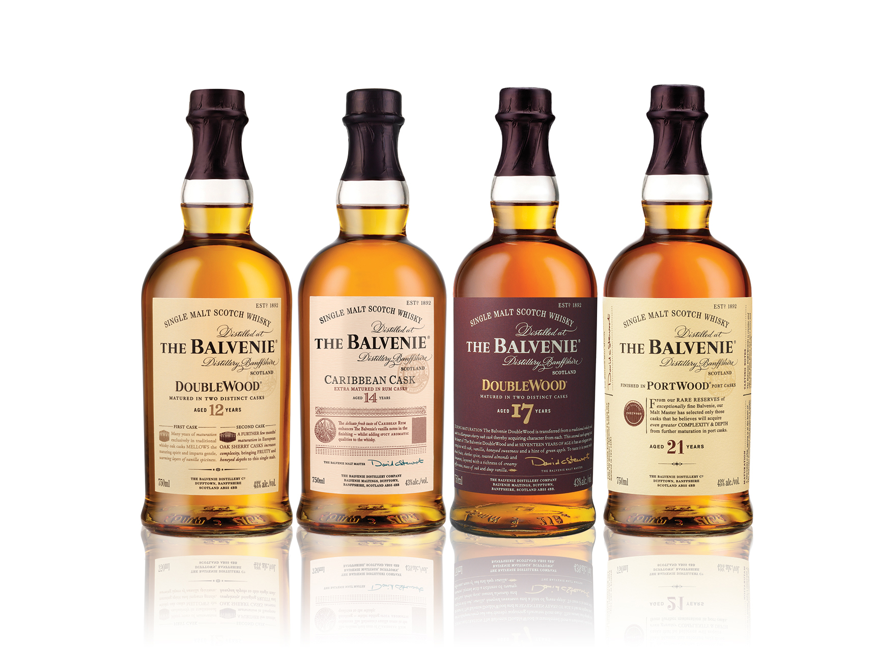 The Balvenie continues to emphasize the age of its core range and special releases, even offering a 50-year-old at a suggested retail price of $38,000.