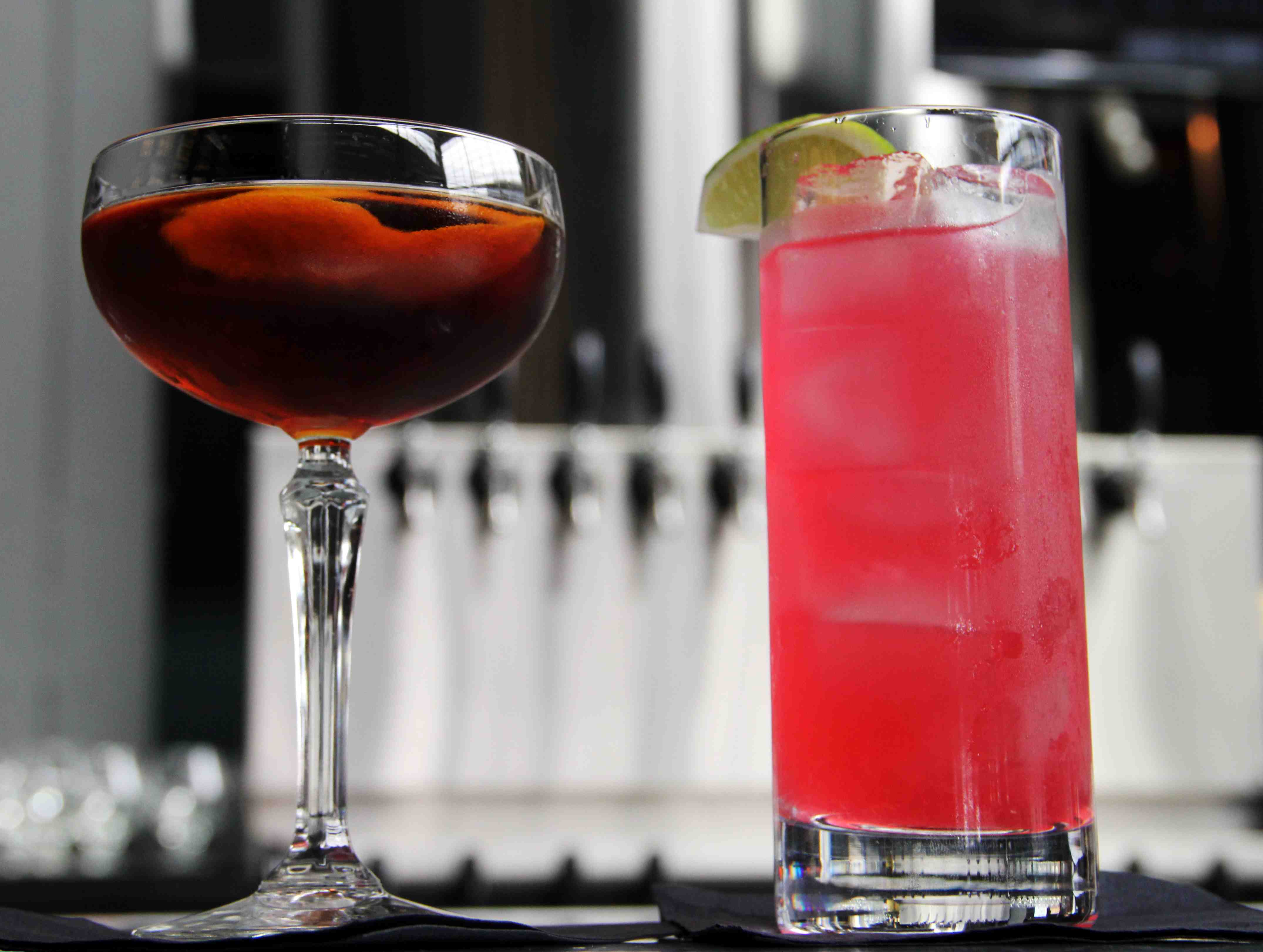 The Arsenal restaurant and bar at Bluejacket brewery features cocktails like the Start Your Digging and the Hands Up.