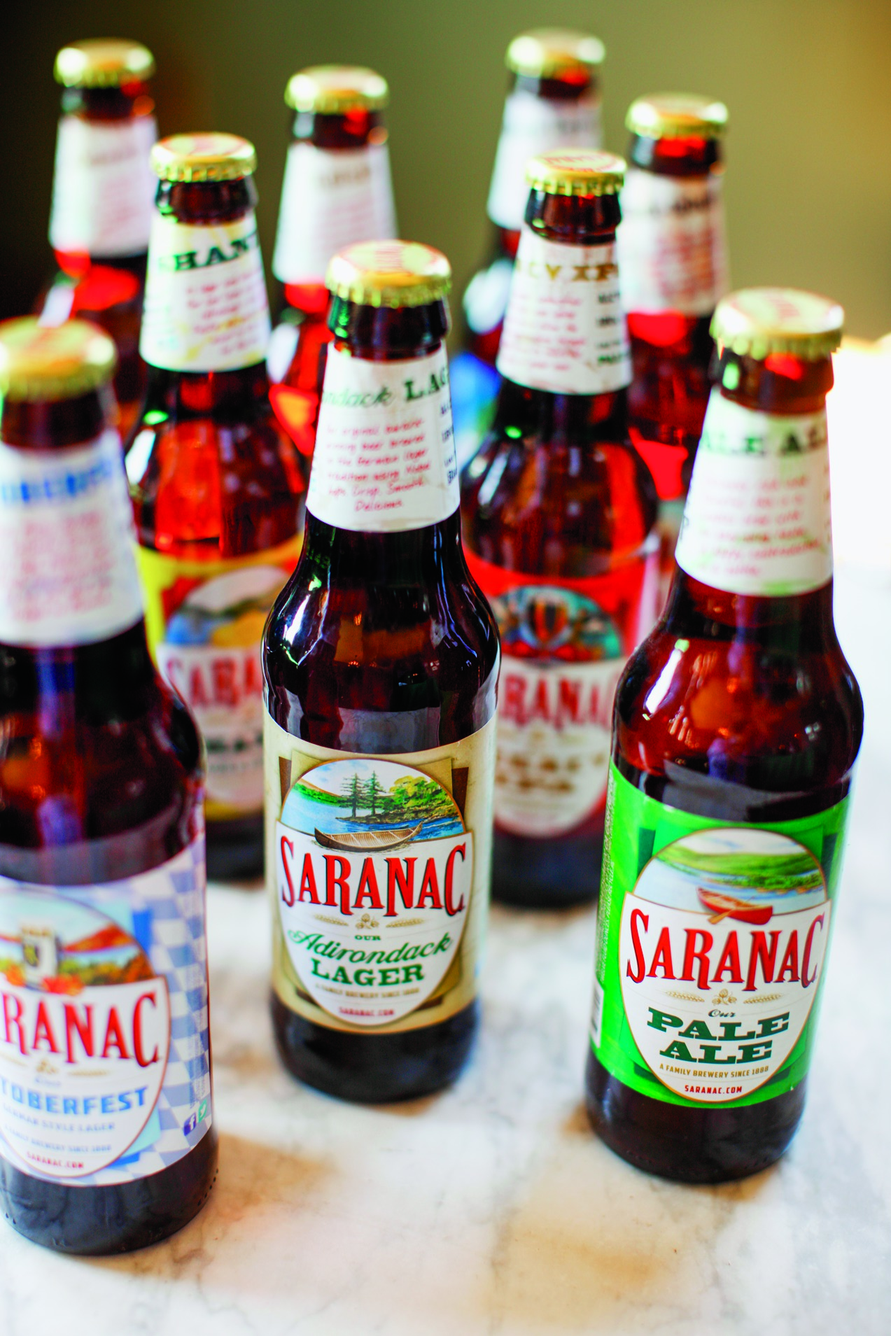 Launched in 1985, the Saranac craft beer brand now comprises most of the brewery's volume.