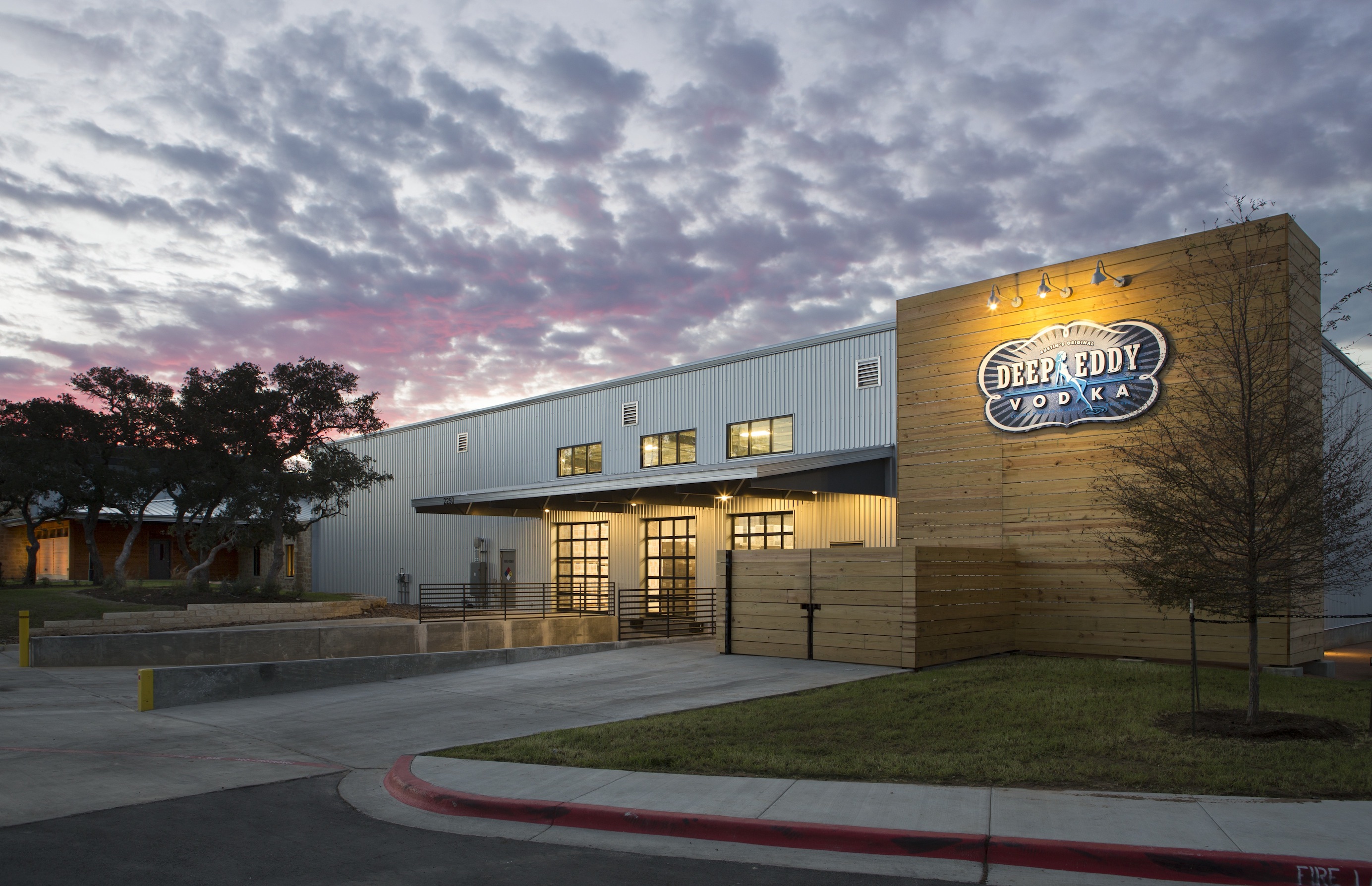Domestic vodka brands like Texas-based Deep Eddy (distillery pictured) are offering flavored variants, such as Deep Eddy Ruby Red, that can be enjoyed on the rocks or with simple mixers like club soda.