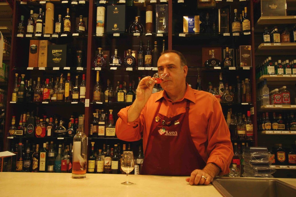 Jim Arnold of Kahn's Fine Wine & Spirits in Indianapolis stocks 100 Cognac SKUs.