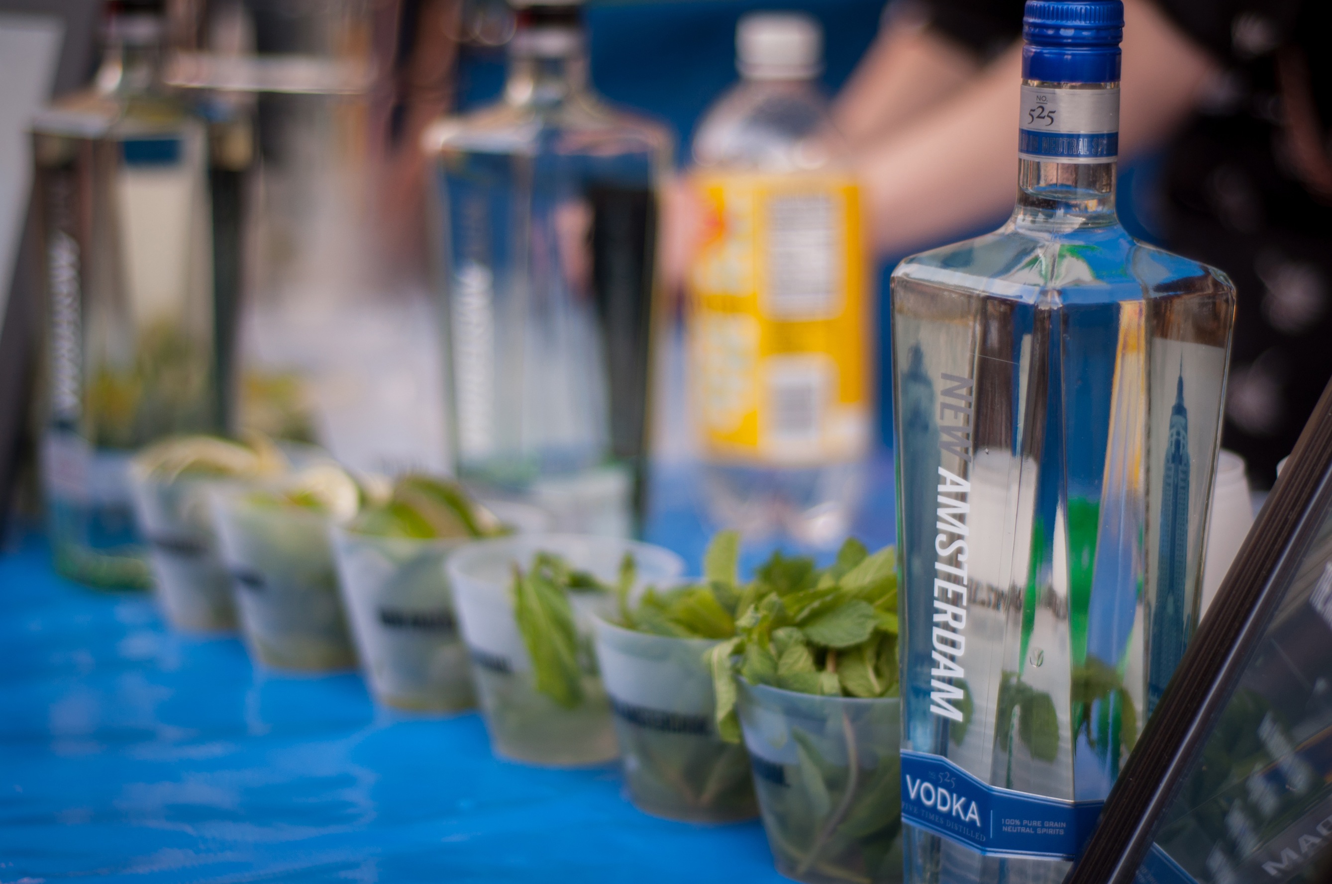 Leading domestic vodka brands like Skyy, Smirnoff and New Amsterdam (pictured) have seen success with marketing campaigns and flavors that target millennial consumers.
