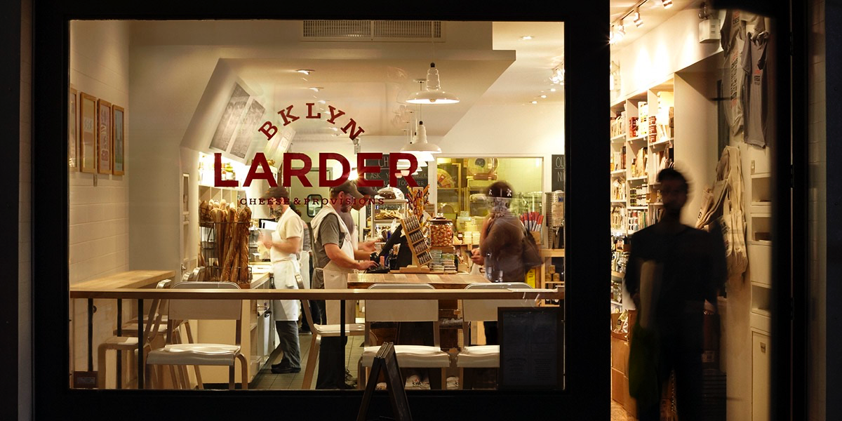 The Franny's team opened Brooklyn Larder to provide neighborhood residents with quality food at retail.