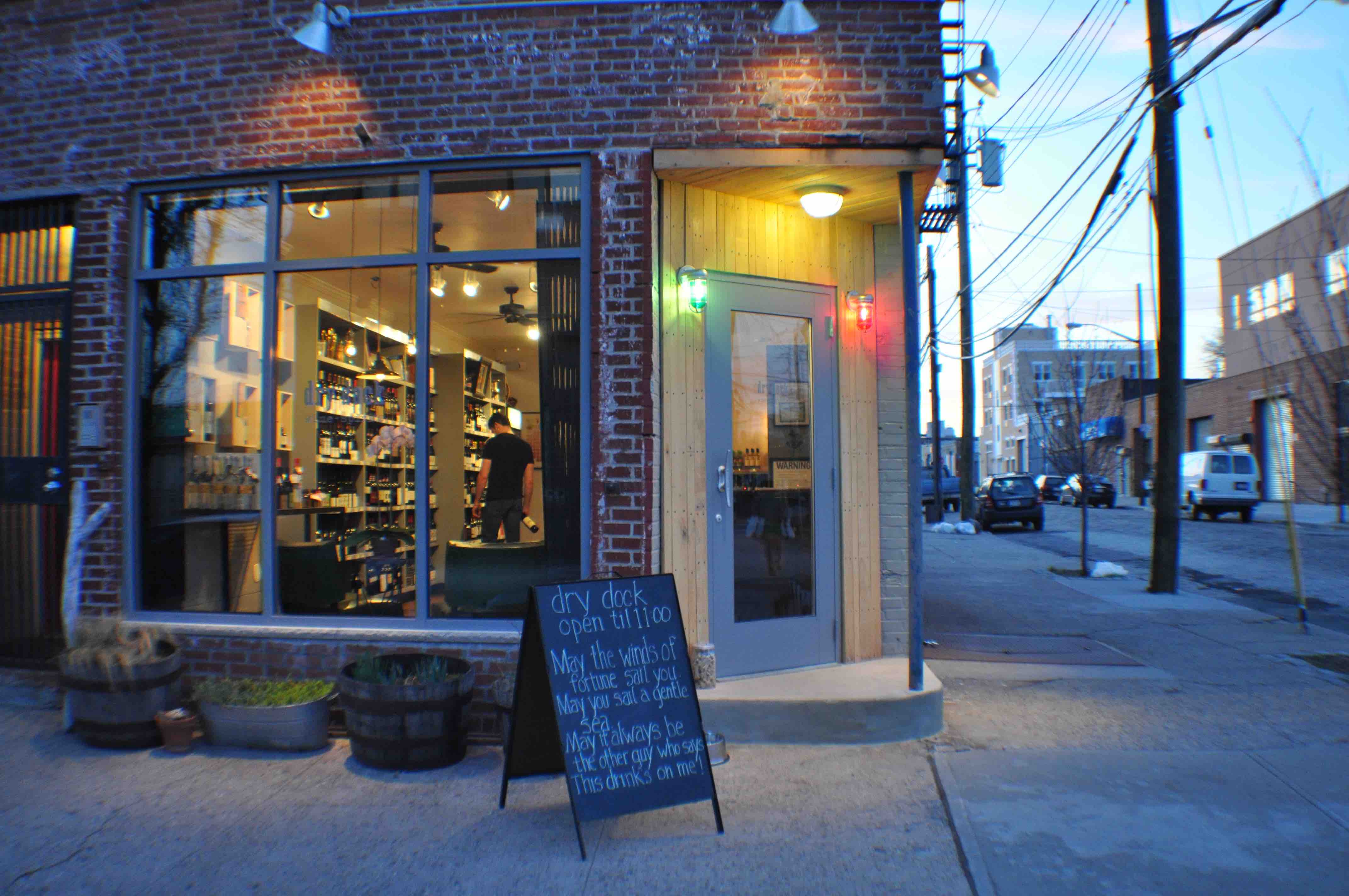 Hand-crafted products are popular both on-and off-premise. Red Hook retailer Dry Dock Wine & Spirits  bottles single barrels of whiskey from nearby Van Brunt Stillhouse.