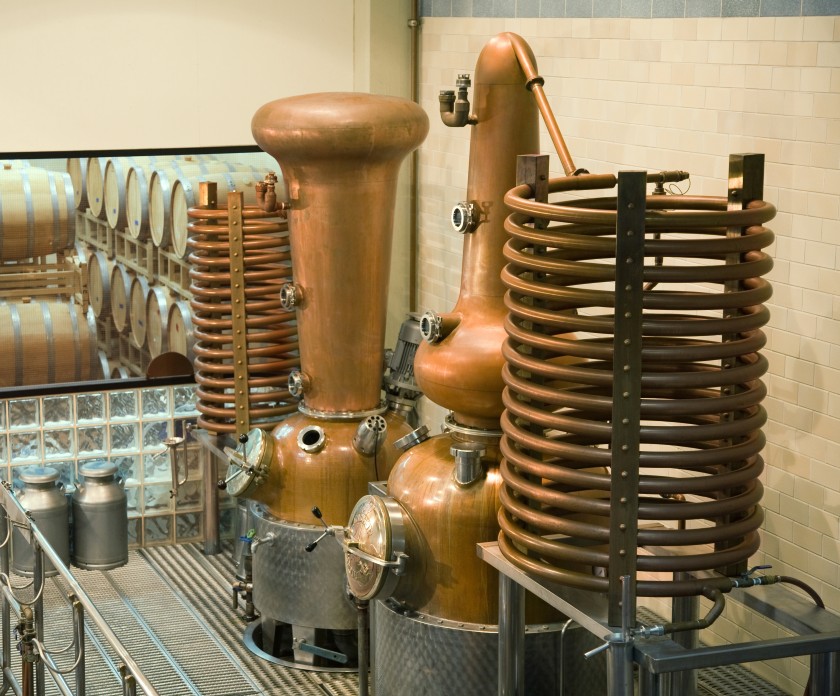 Anchor makes its products on a 250-liter pot still but will soon add a second wash still to increase capacity.