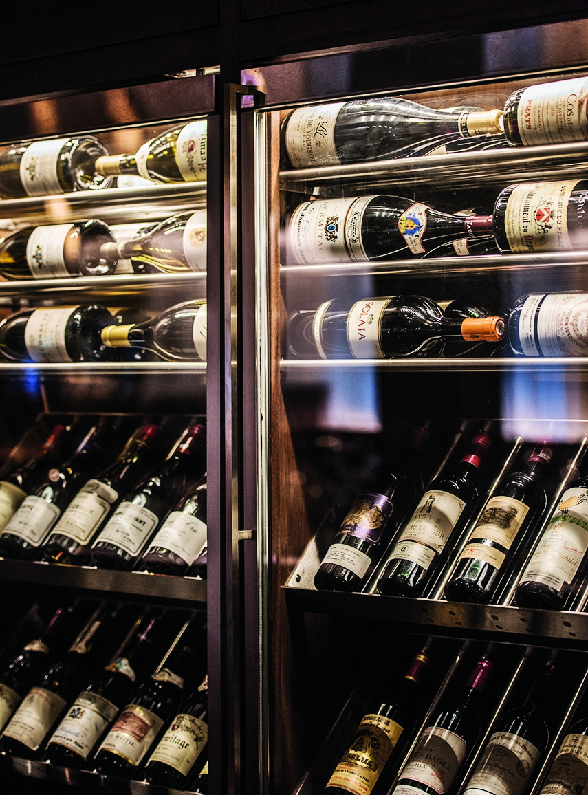 The restaurant RPM Steak sets itself apart from similar Chicago venues by creating a noteworthy wine selection and featuring updated décor.