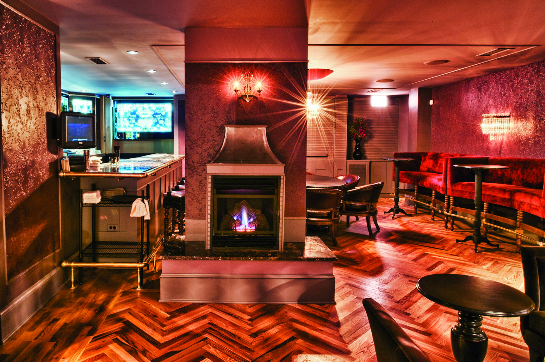 Barrelhouse Flat (interior pictured) often welcomes mixologists from other venues to work a shift, promoting collaboration and helping the Chicago bar community stay in close contact.