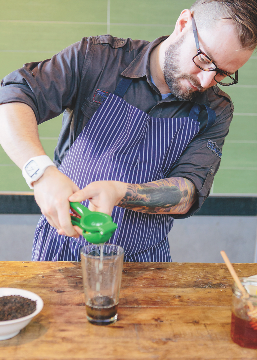At Fox Restaurant Concepts, beverage director Mat Snapp has scaled back the number of offbeat ingredients and created systems to increase the speed of making high-quality cocktails.