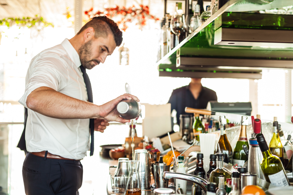 Richard Woods, corporate head of spirits and cocktail development, says drinks and food are equally important at Samba Brands’ venues.