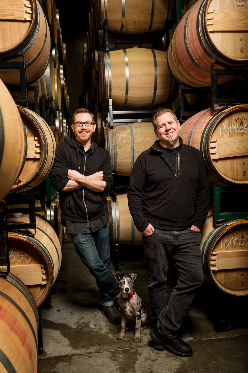 Washington’s plentiful acreage allows for varietal experimentation and other innovations. Charles Smith Wines–owned K Vintners focuses on single vineyard Syrah and field blends, made by winemakers Andrew Latta  (left) and Brennon Leighton (right).