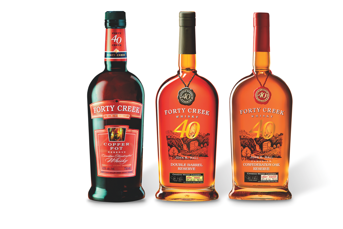 In addition to Barrel Select, Forty Creek’s U.S. lineup includes the mixology-focused Copper Pot expression, the Bourbon barrel–finished Double Barrel Reserve and the Canadian oak–aged Confederation Oak.