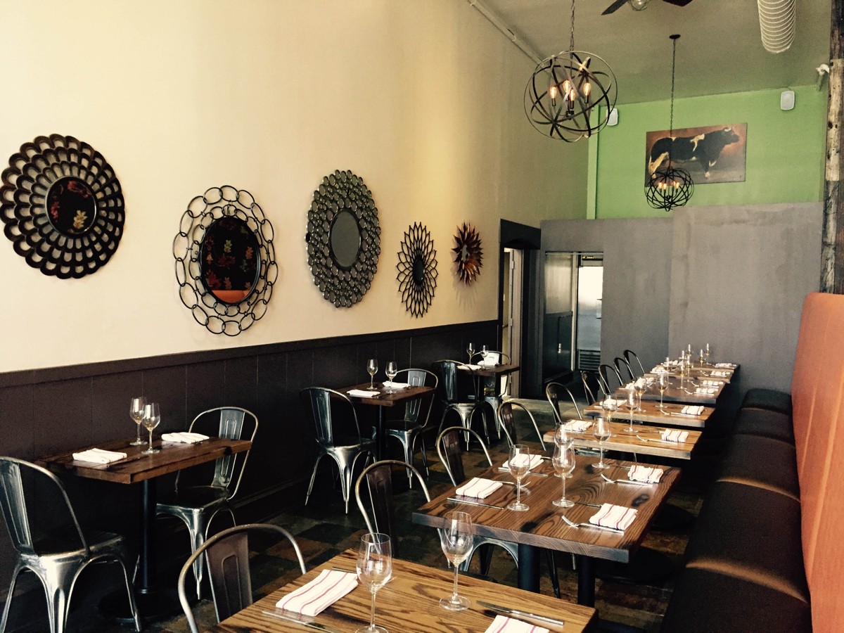 Myriad Gastro Pub in San Francisco serves upscale cuisine made with local ingredients and features a long list of global wine offerings, craft beer labels and fortified wine cocktails.