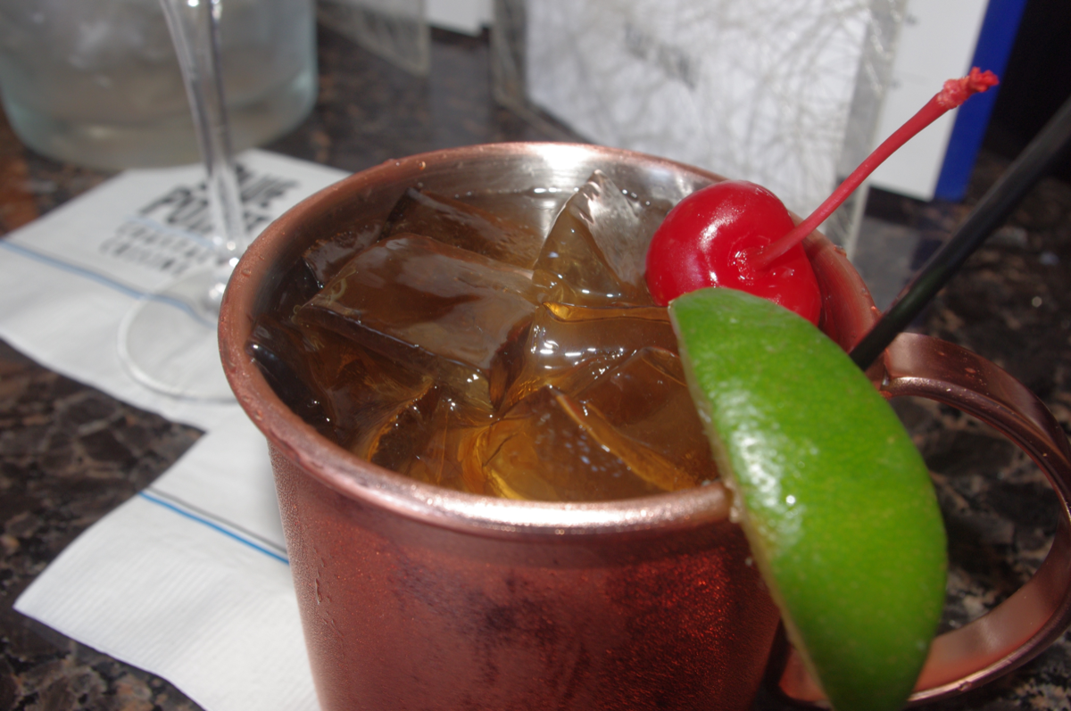 The Moscow Mule remains a favorite template for vodka cocktails. The Cherry Mule from Blue Point Coastal Cuisine mixes Svedka vodka with lime juice, cherry bitters and ginger beer.