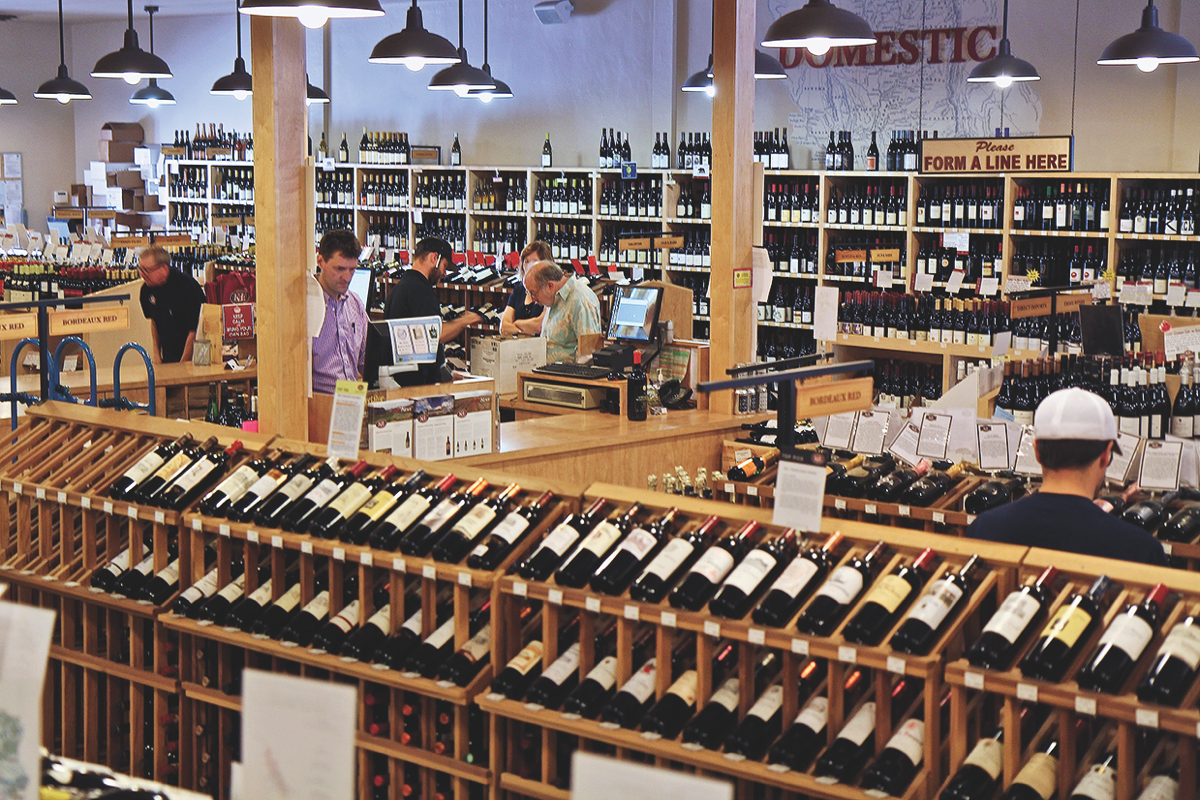 Retail outlets like K&L Wine Merchants carry unique and niche wines to differentiate their offerings online and in stores.