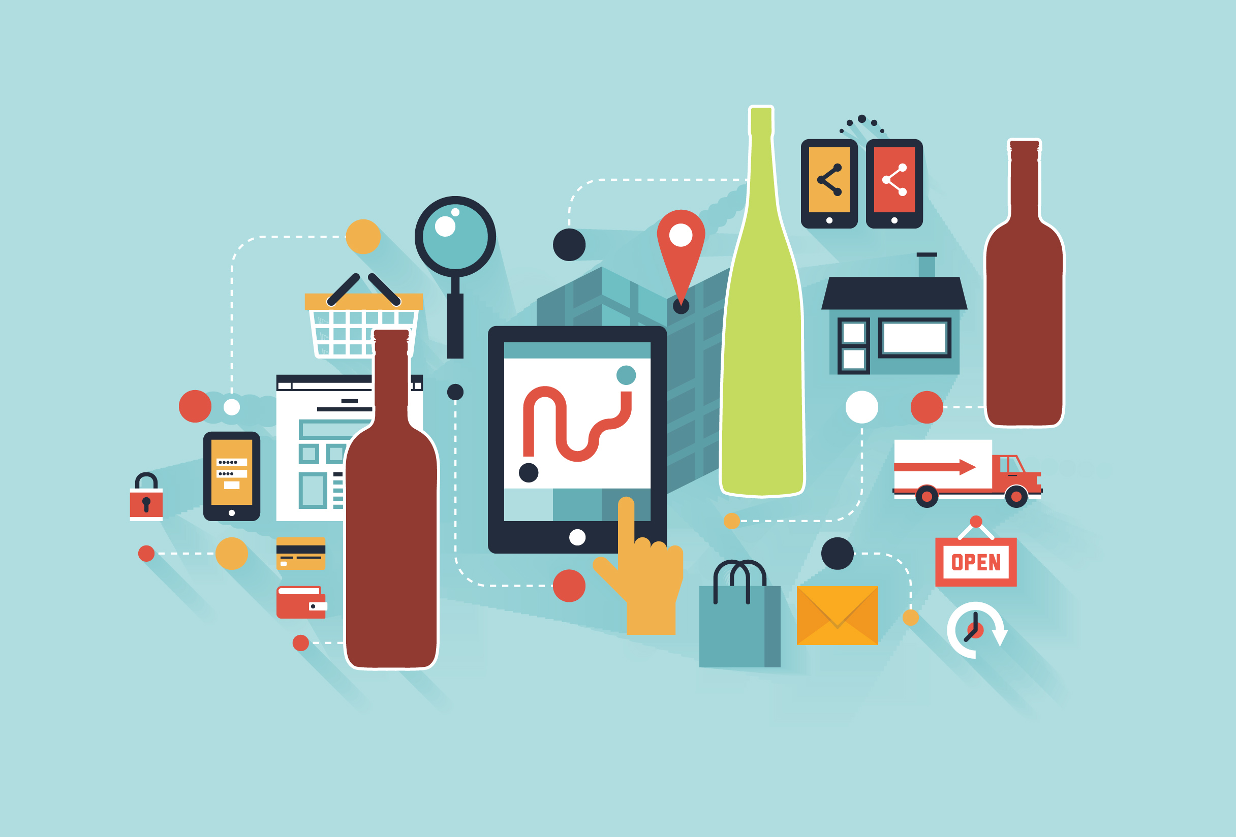 With online wine sales growing rapidly, both traditional retailers and online-only outlets stand to benefit.