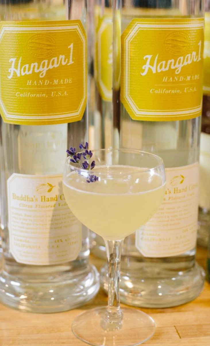 The Lavender Enlightenment mixes Hangar 1 Buddha’s Hand Citron vodka, lavender-honey syrup and lemon-infused vermouth.