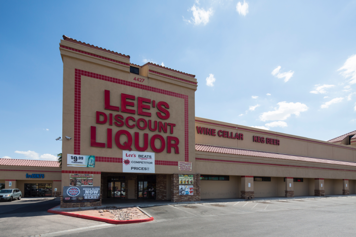 Most Lee’s Discount Liquor stores (East Sunset Road location pictured) are located in Las Vegas, but the company has one unit on the Utah border and another planned for 2016.