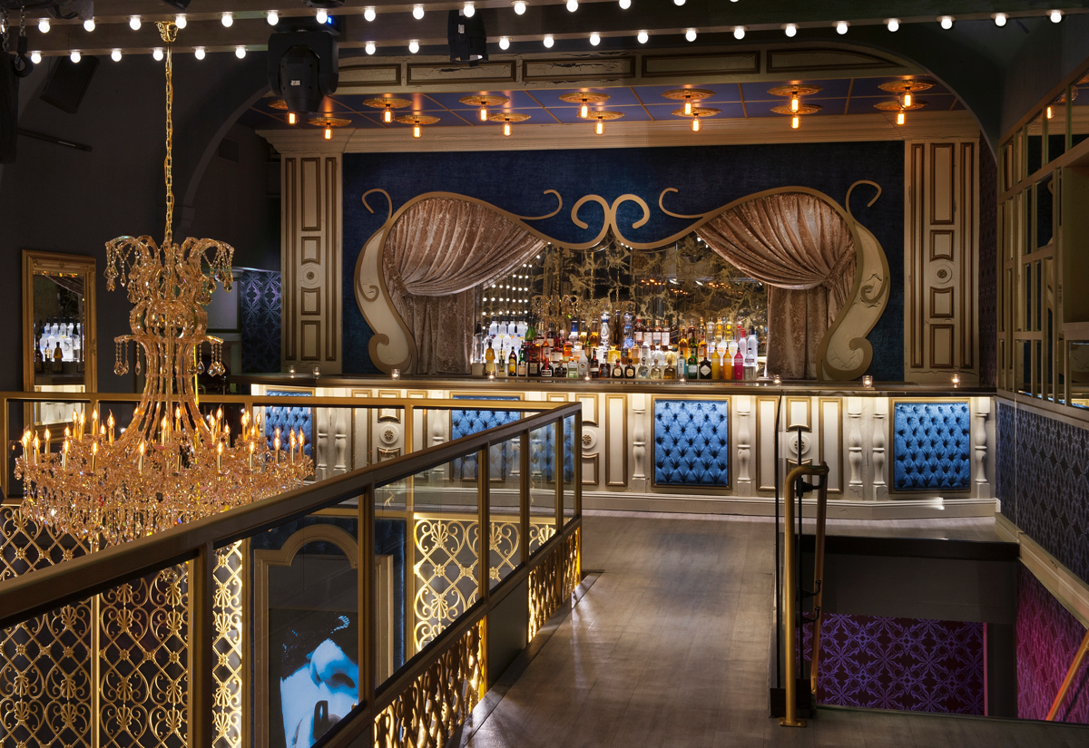 Bottle service and Baroque-style décor reign at San Diego’s Cake Nightclub.