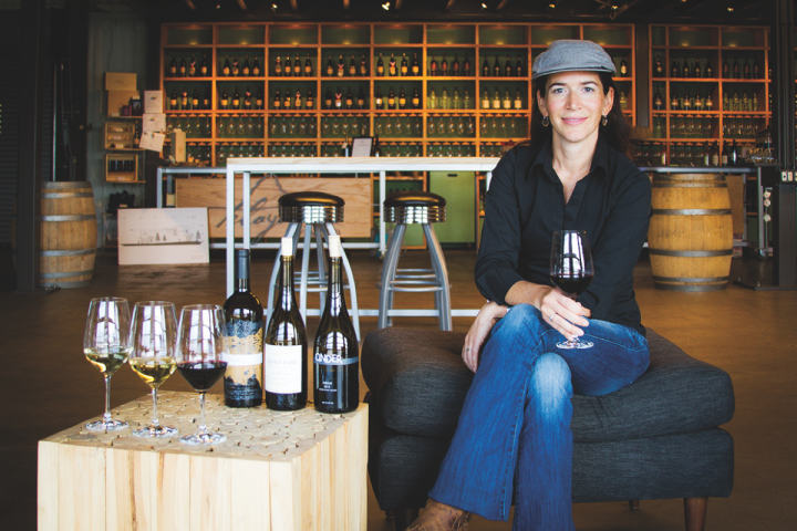 Melanie Krause cofounded Cinder winery in Garden City with her husband, Joe Schnerr. The company benefits from proximity to Oregon and Washington, where consumers have adventurous palates.