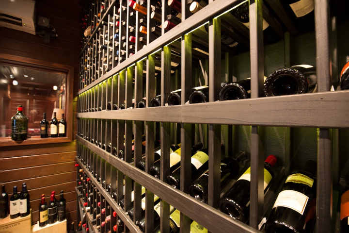 At Madison, Wisconsin’s Rare Steakhouse (cellar pictured), customers choose from 23 Argentine wines and often request specific styles of Malbec.