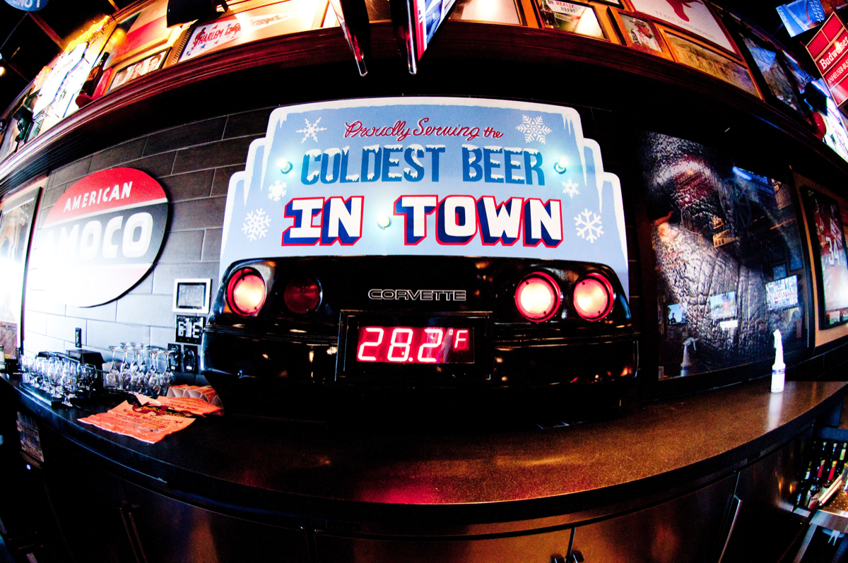 The company’s Blizzard Beer System keeps kegs well-chilled and displays the brews’  temperature. The feature has become a customer favorite.