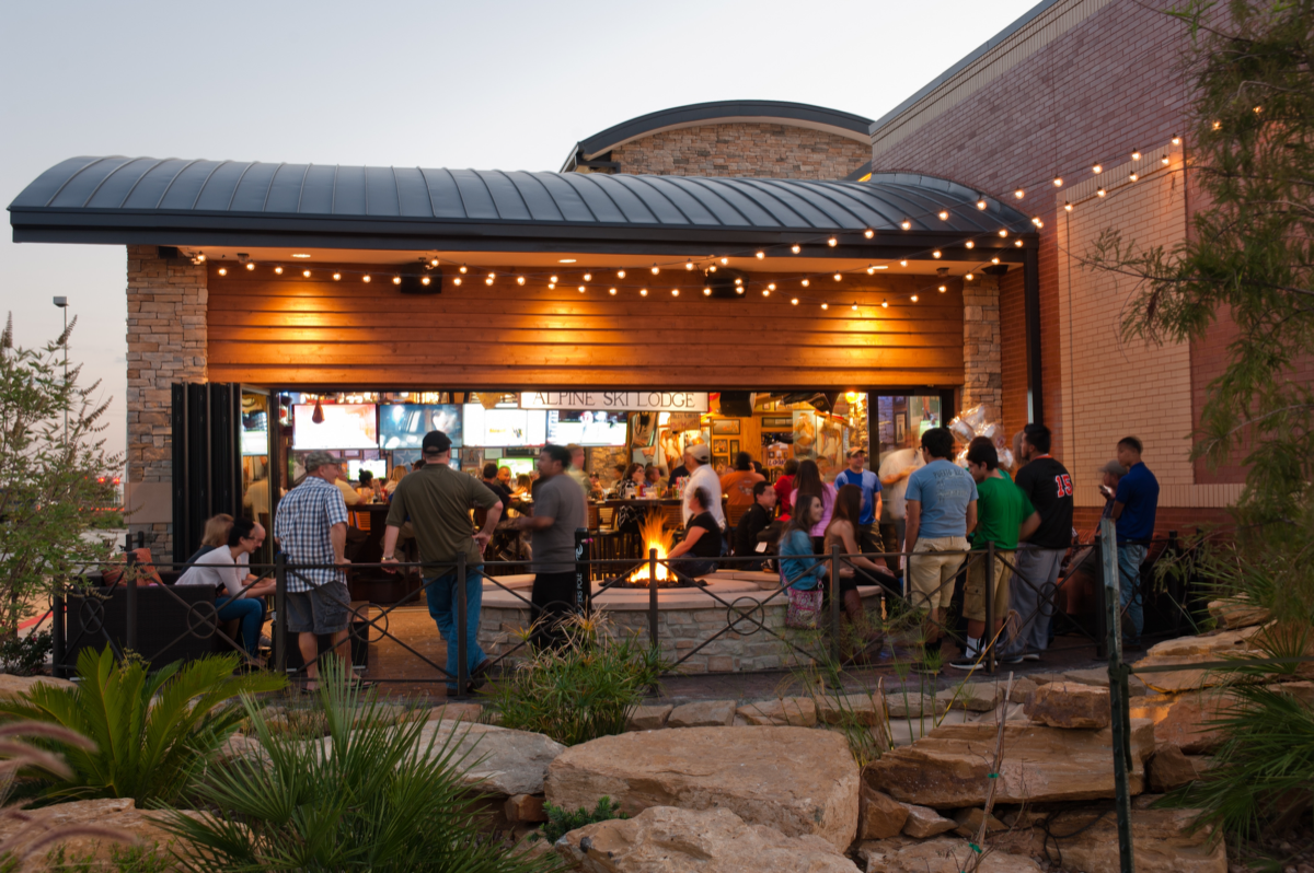 The 54<sup>th</sup> Street Restaurant & Drafthouse concept (San Antonio location pictured) draws in consumers with its casual atmosphere and extensive draft beer list.