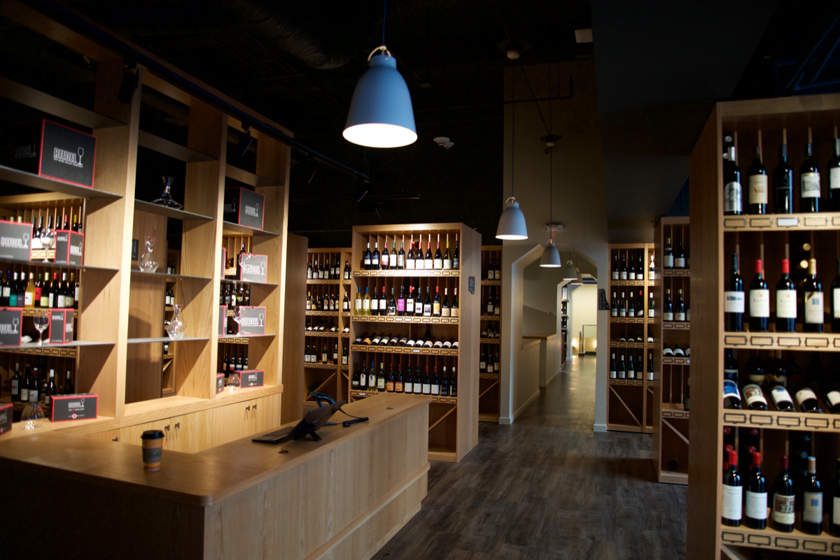 The San Francisco outpost of Flatiron Wines & Spirits has nearly twice as many SKUs as its flagship store in New York City.