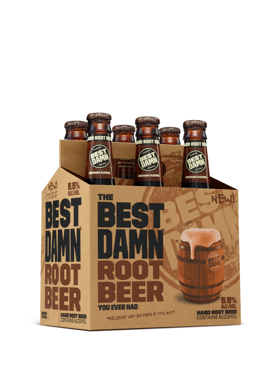 Anheuser-Busch launched Best Damn Brewing Co. in December 2015 with a hard root beer, adding a cherry cola variant in March 2016. More flavors are planned.