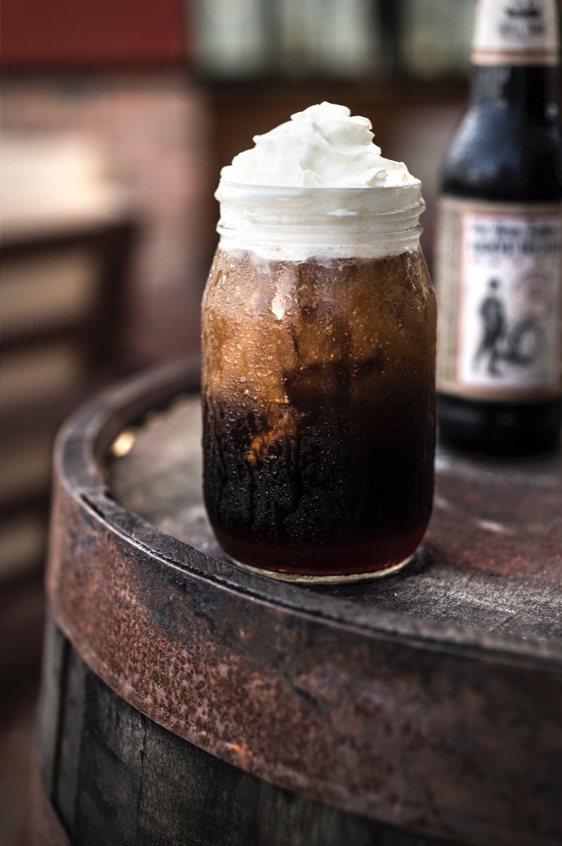 World of Beer offers the Kentucky Hard Root Beer, made with rye whiskey and Not Your Father’s Root Beer.