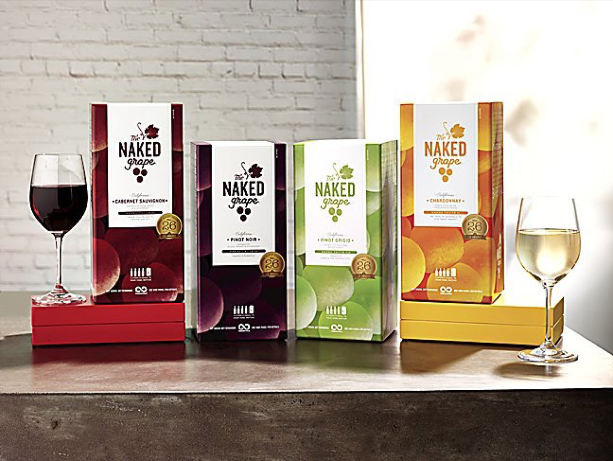 Initially launched in 750-ml. bottles, The Naked Grape has found resounding success with the 3-liter box format.