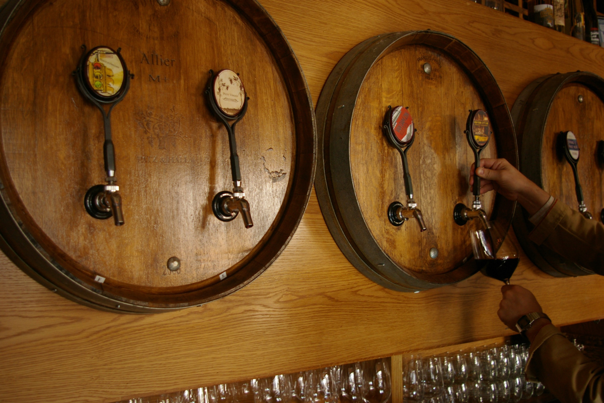 Each of City Winery’s four locations produces its own wine using grapes sourced from about 15 vineyards around the world.