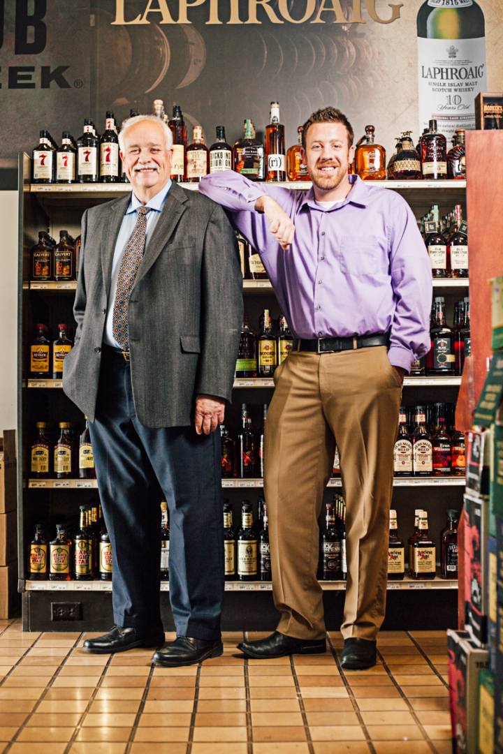 Warren Scheidt (left) works with his son, Travis (right). His brother, Don, is a co-owner and his daughter, Allison, is a manager.