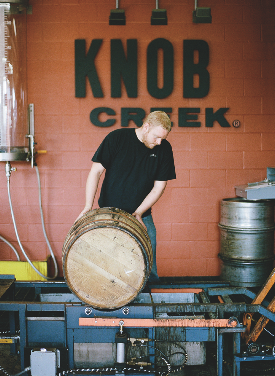 Beam Suntory's Knob Creek label continues to perform well, with demand rising for special releases like last year's Knob Creek 2001 Limited Edition (Knob Creek barrel pictured above).