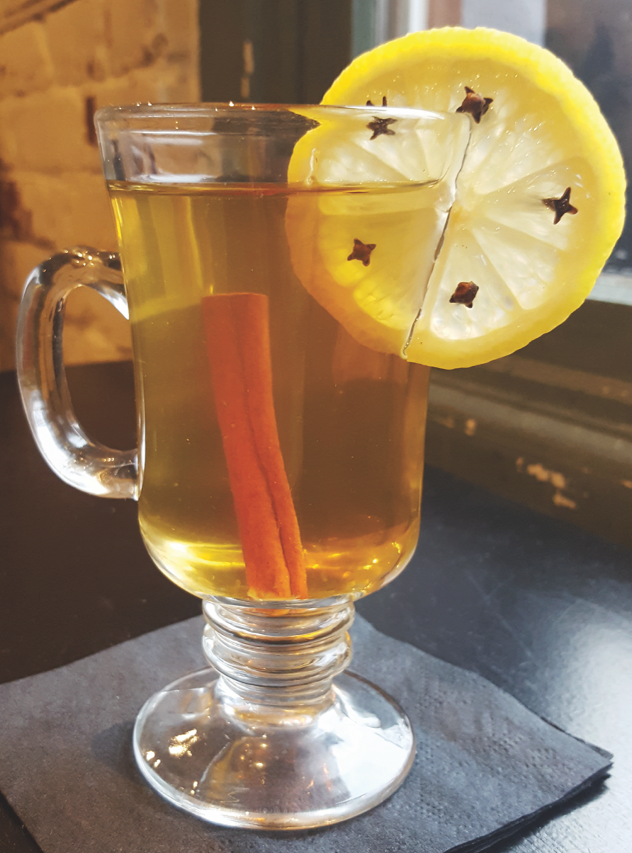 Beer and cider cocktails can work year-round. The Mela Cattiva, a winter cocktail, blends sparkling cider, Calvados, tea and spices.