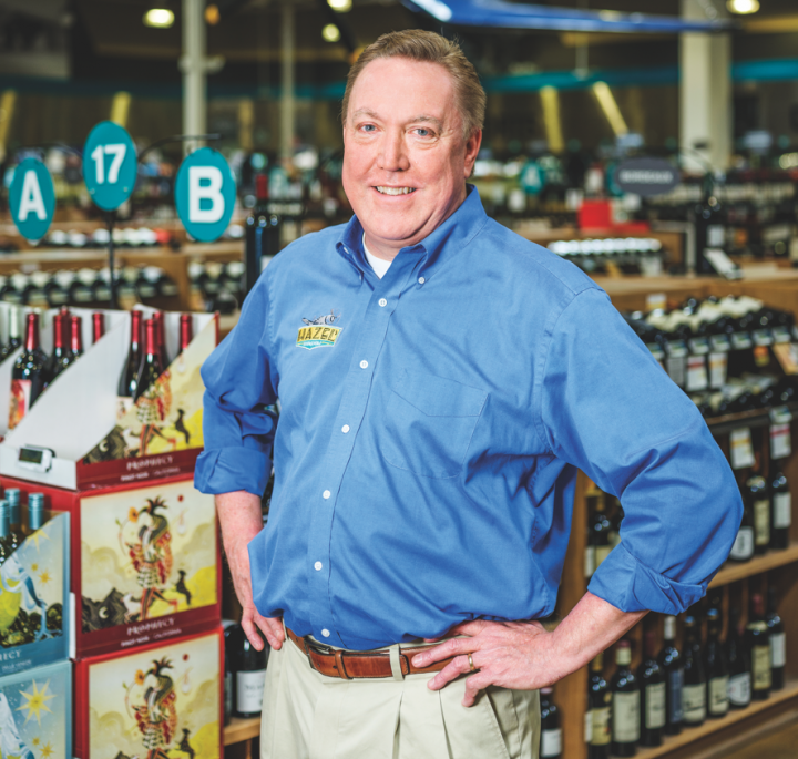 Bruce Dierking of Hazel's Beverage World offers on-demand service via the store's mobile-optimized website.