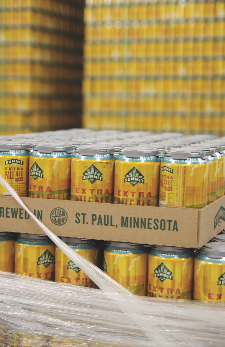 Summit's can packaging (above), which debuted in 2014, accounts for 17 percent of sales.