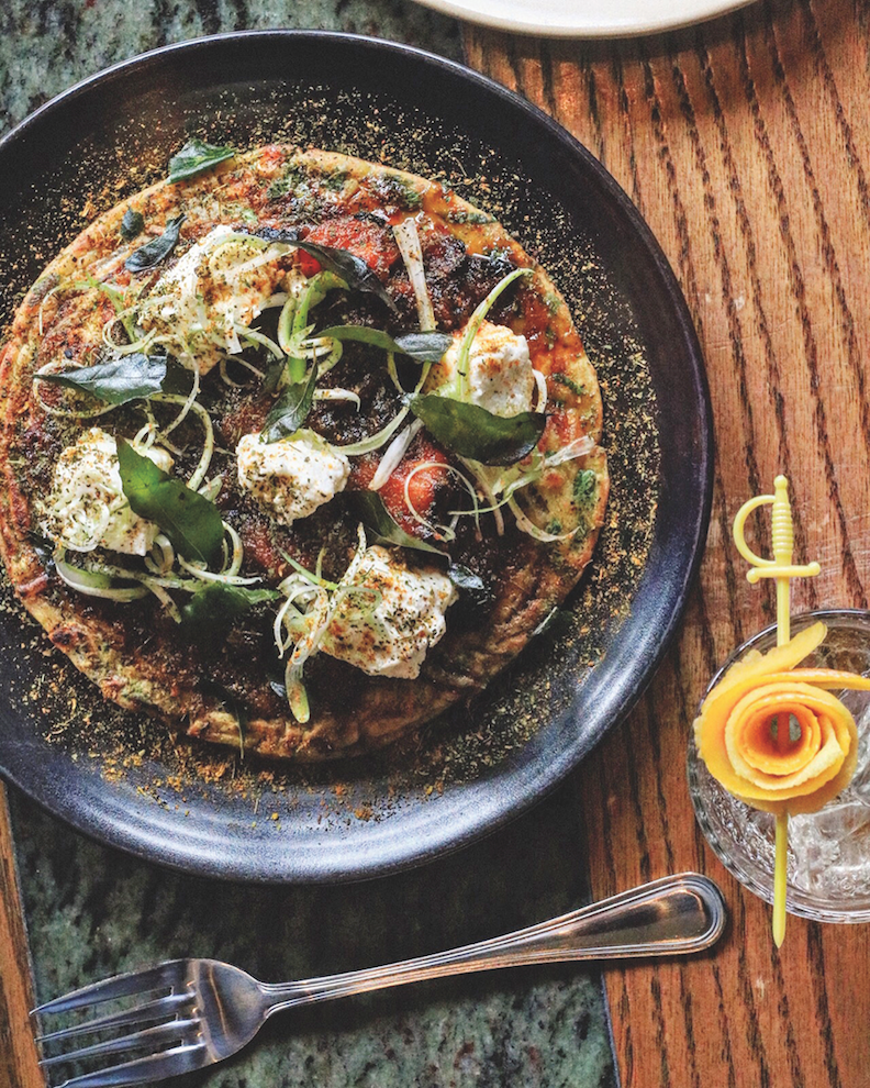 Anglo-Indian tavern Pub Royale is a beer-centric destination with a diverse food menu, which includes such Indian fare as Kulcha.