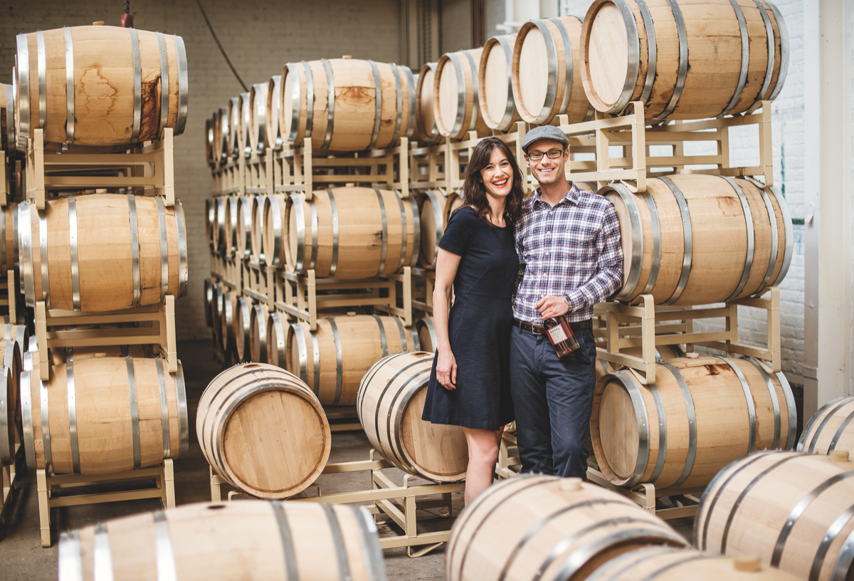 Koval Distillery (co-founders Sonat Birnecker Hart and Robert Birnecker pictured) is among the most successful craft distilleries in the Chicago area.