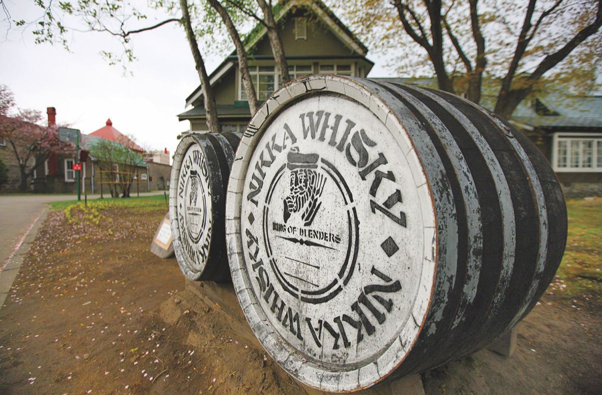 Increasingly, popular Japanese brands such as Nikka (Yoichi distillery barrels pictured), which grew 28% in 2017, have redefined what it means to be a single malt whisky.