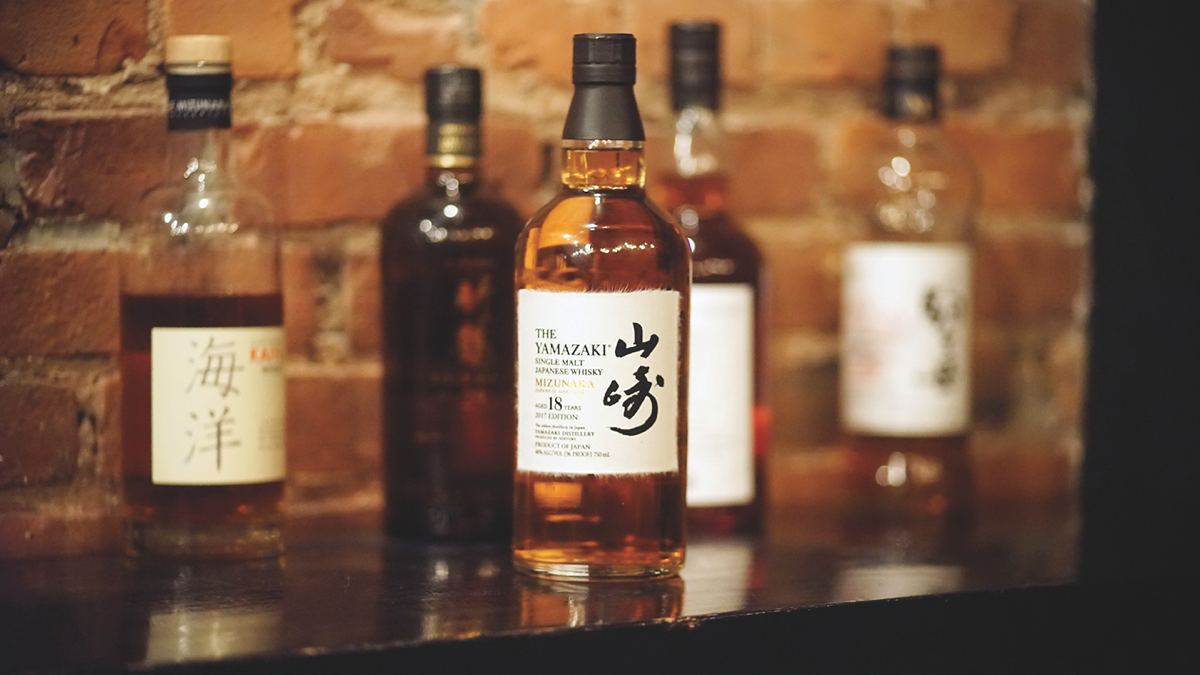 Japan's whiskies are booming on-premise. New Jersey-based Ani Ramen House offers 50 different Japanese brands, including Yamazaki 18-year-old.