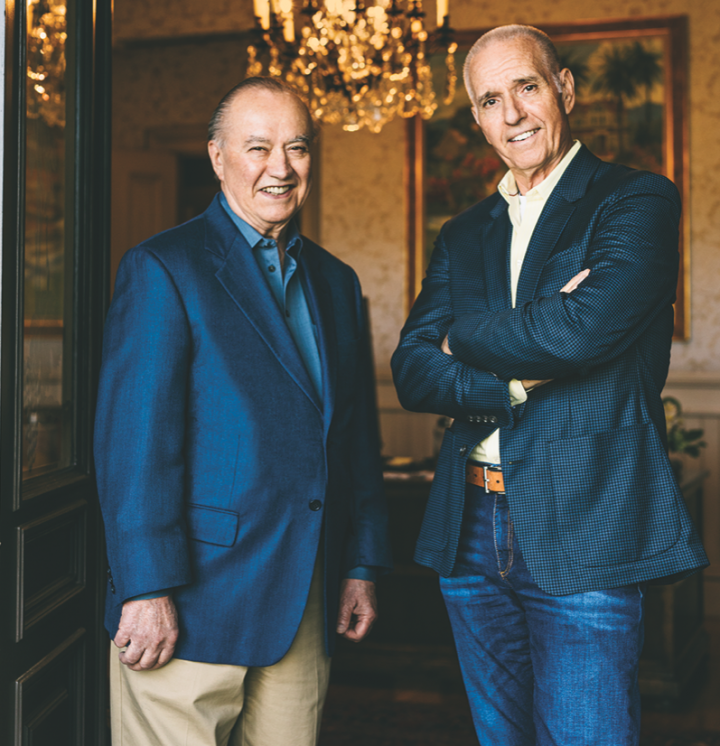 Bob Trinchero (left), who served as the company's winemaker, recently came out of retirement to produce Trincheri vermouth, while his brother, former CEO Roger Trinchero, is chairman of the board.