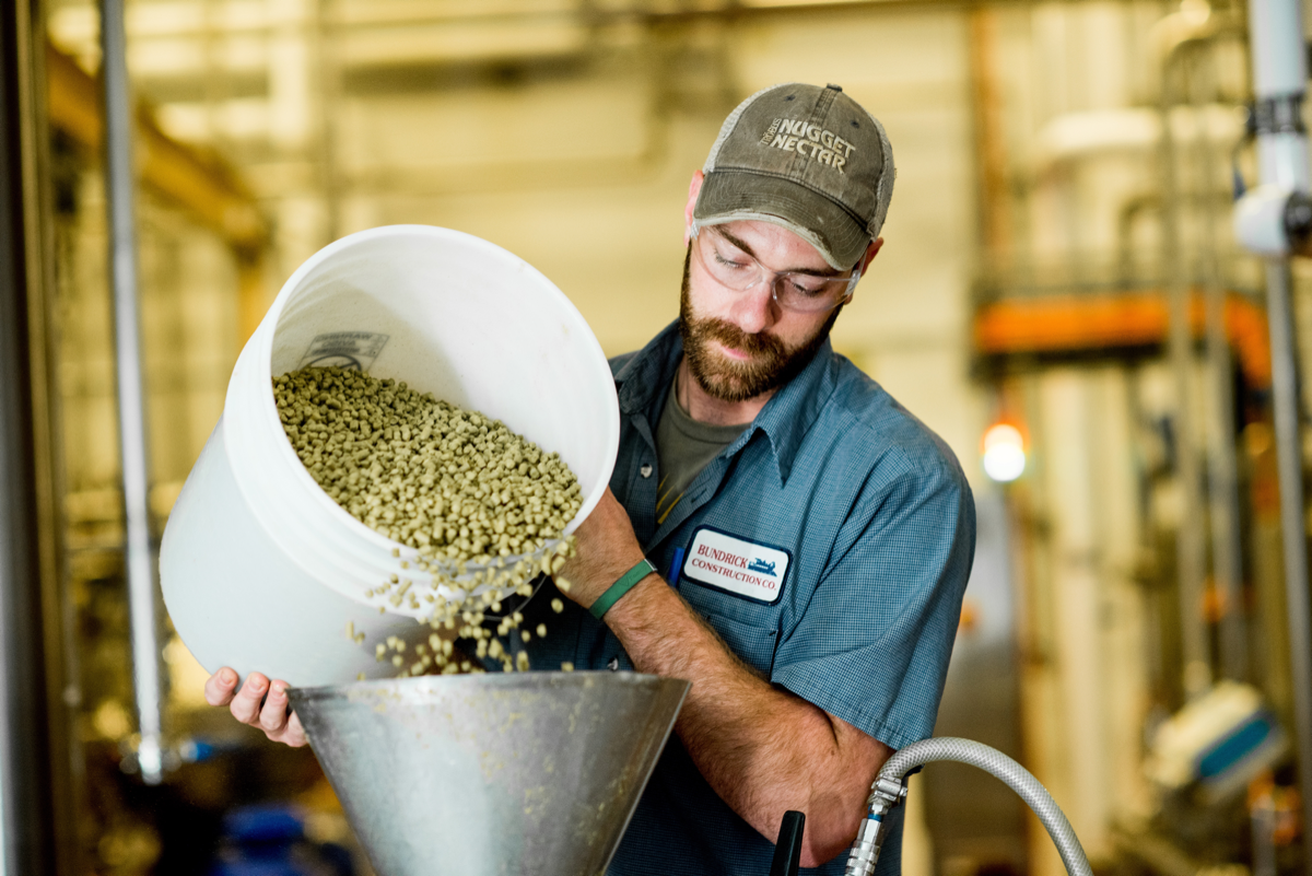 Tröegs has two brewhouses (brewing process pictured), one of which is for daily production, and the other for experimental beer development.