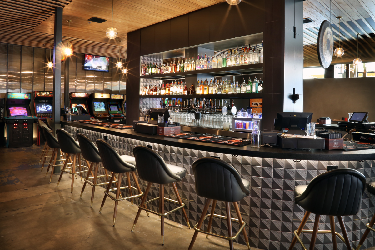 At Kung Fu Saloon (bar pictured), which has locations in Texas and Tennessee, ride sharing services are positively impacting sales.