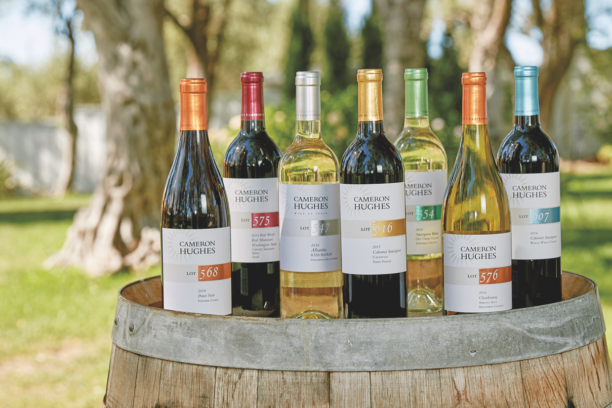 Cameron Hughes Wine (lineup pictured), has fully embraced DTC.