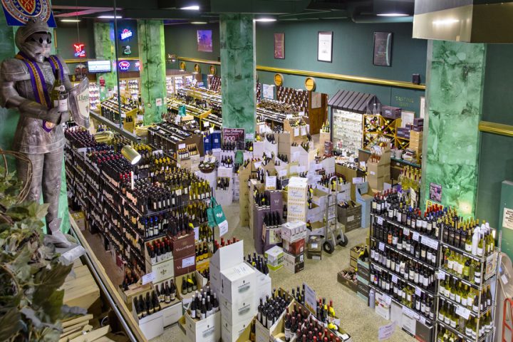 Holiday items are some of the most popular offerings each year at beverage alcohol stores like Haskell's Wine and Spirits in Minneapolis (interior pictured).