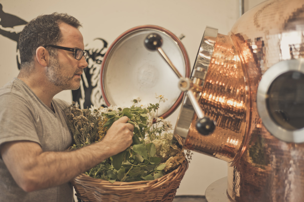 Glendalough Distillery’s flagship Wild gin features over 30 handpicked botanicals (co-founder and marketing director Gary McLoughlin above).