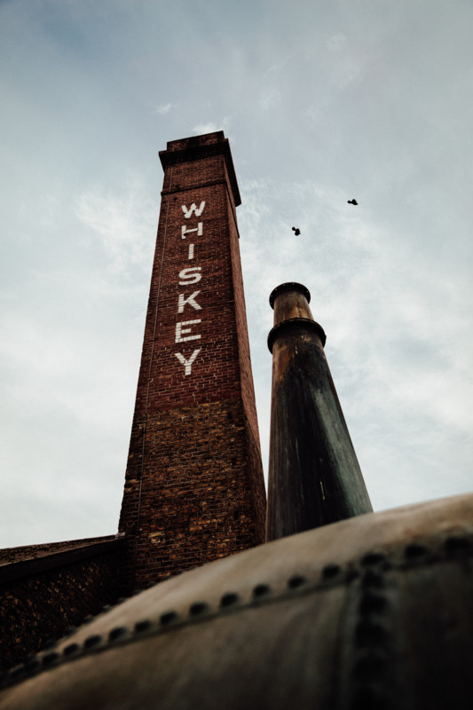 While Kilbeggan Small Batch rye is produced entirely at Kilbeggan Distillery (exterior pictured), nearly all of Beam Suntory’s Irish whiskies are made at Cooley.