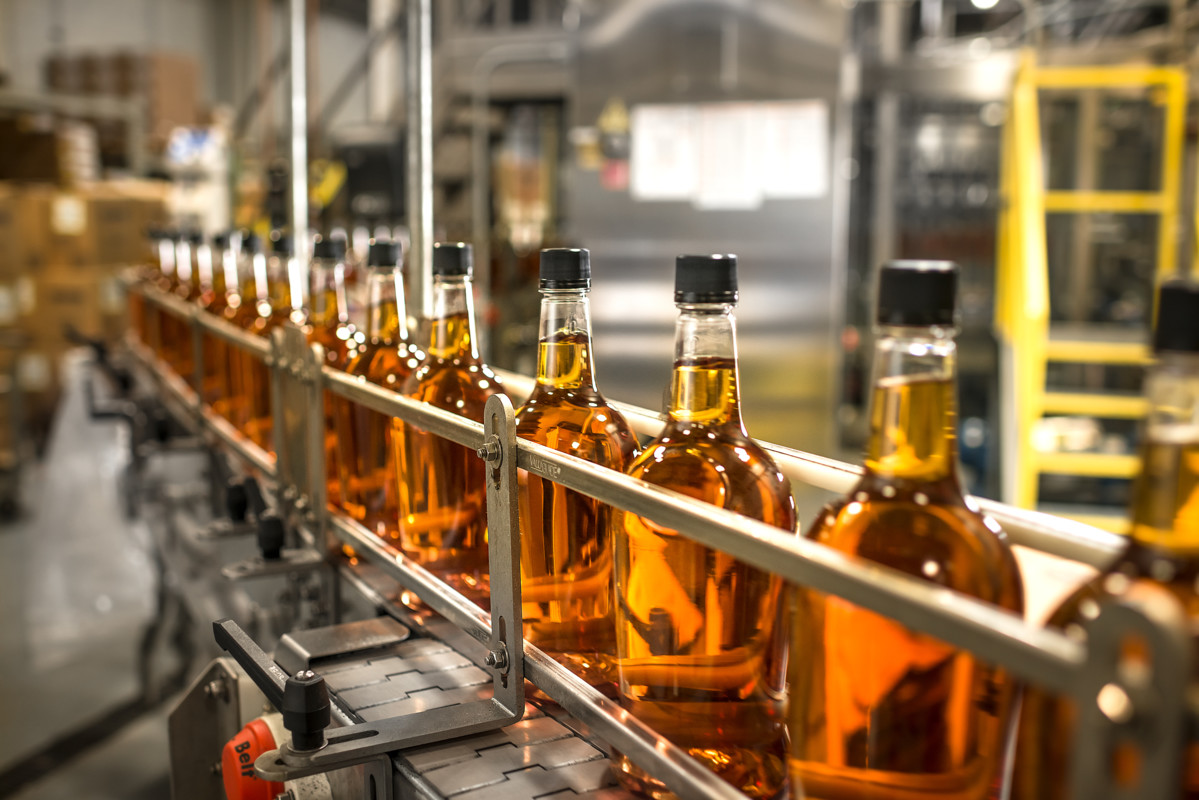The Heaven Hill Brands (bottling line at its Bardstown, Kentucky-based distillery pictured) portfolio includes such major Bourbon-driven labels as Evan Williams, namesake Heaven Hill, and Elijah Craig, all of which have grown considerably in recent years.