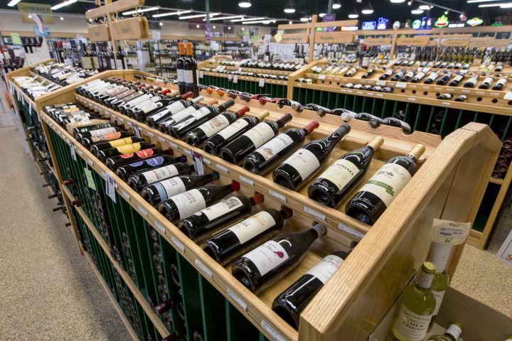 Haskell’s has always focused on wine (aisles pictured), with the category comprising more than half of all sales for the business. According to Farrell, the store was among the first in the country to carry now-iconic brands such as Robert Mondavi and Caymus.